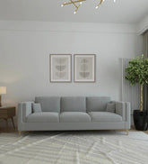 Trueliving Luxurious Three Seater Sofa Velvet Finish H 36" x W 80" x D 34"